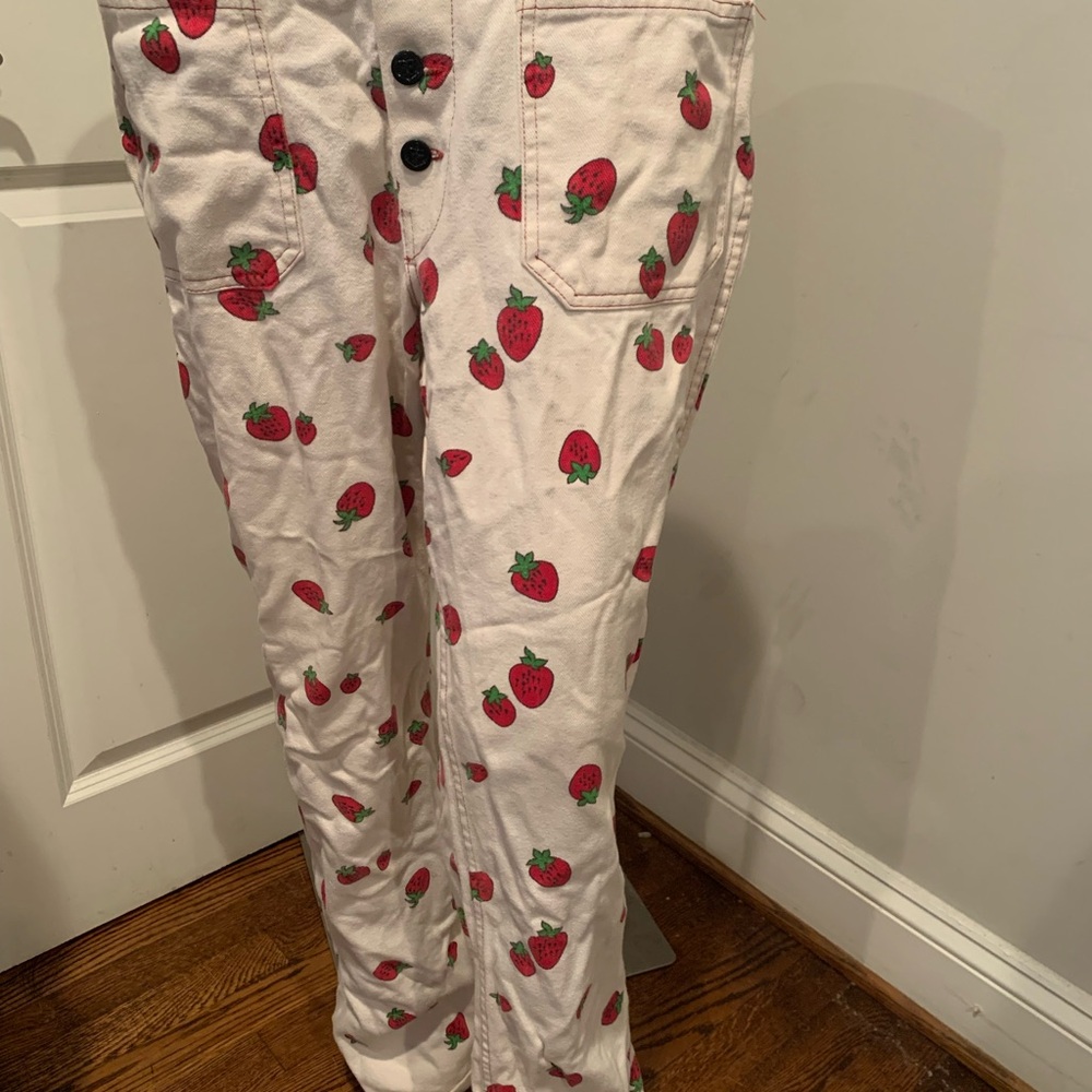 Strawberry Print Pants